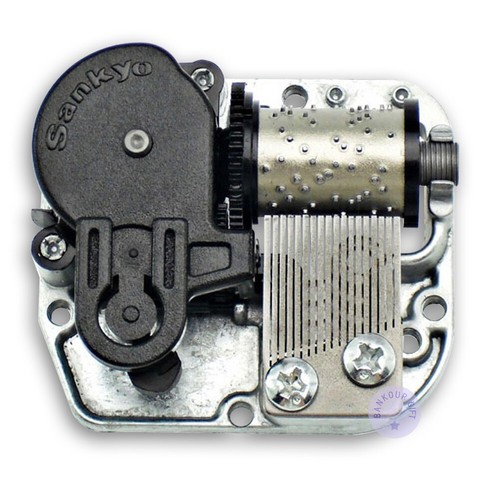 Music box parts mechanism grey - music,