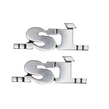 2 TARGHETTA LATERALE CARTERINO FIANCATINA SI 50 FIANCHETTO SCRITTA STEMMA LOGO\