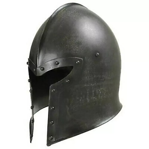 Elmetto medievale barbuta - elmetto,