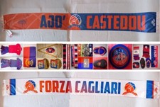 CAGLIARI CALCIO - SCIARPA EYE AJO' CASTEDDU nuova e altri gadget vari