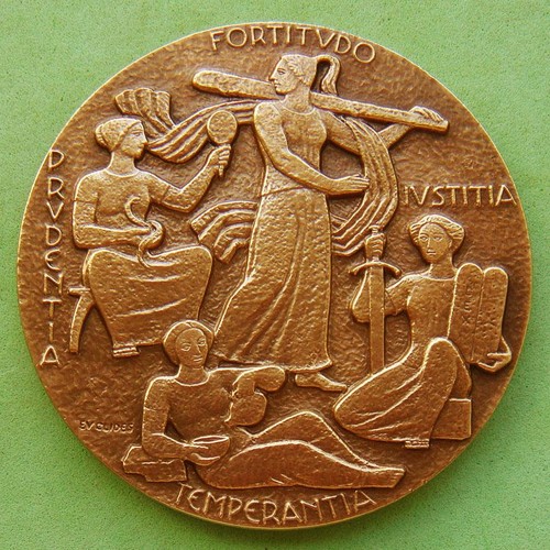 Medaglia bronzo cardinali - bronzo,