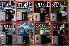 SPEAK UP - l'audio mensile Inglese (1985) N.2/3/5/7/8/9/10/12 CON CASSETTE