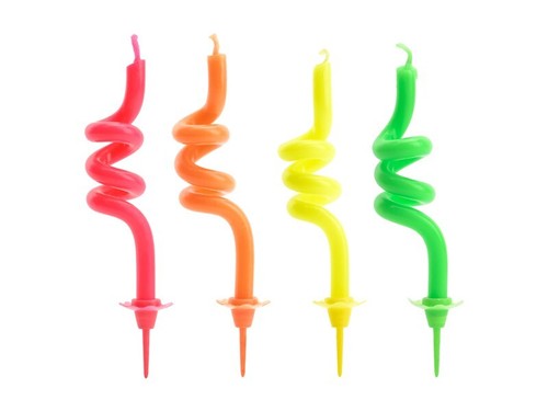Candele girate pezzi - girate,