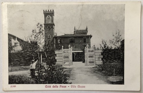 Cartolina città della - della, pieve