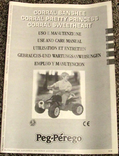 Peg perego corral banshee - peg,