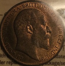 1902 Gran Bretagna mezzo penny