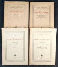 CORSO DI MACCHINE Umberto Nobile Milani 1955 Idrauliche Motori a Vapore