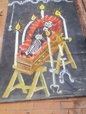 Scenario dipinto su tela di