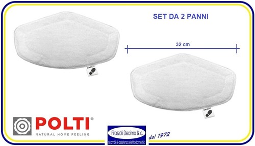 Polti set panni ricambio - polti, 2