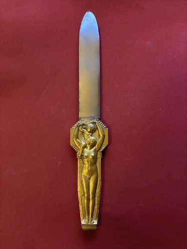 Antico tagliacarte bronzo art - bronzo,