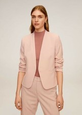 Blazer donna crepe con