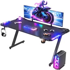 Scrivania Gaming LED 160x60 cm