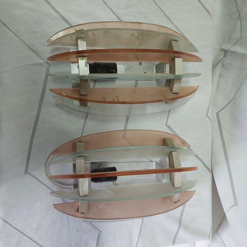 Pair sconce midcentury - of,