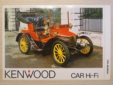 vecchio adesivo KENWOOD car