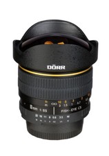 Obiettivo Dörr Fisheye 8 mm f/3,5 per Nikon F D40 D60 D80 D3200 D5200 D5500 D7200