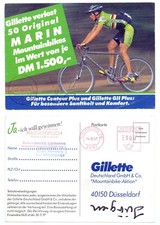 102225 - Marin Mountain Bike - Biglietto concorso, viaggiato 14/10/1997