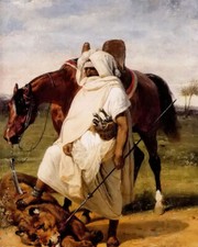 Dipinto olio horace vernet -