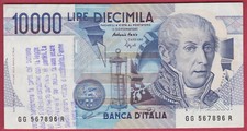 R* ITALIA 10000 LIRE 1984 P-112c BOTTINO ANNULLATO XF DETTAGLI RARI #6424