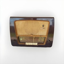 Vintage Radio d'epoca a valvole Philips BX533A per mercato italiano early FM