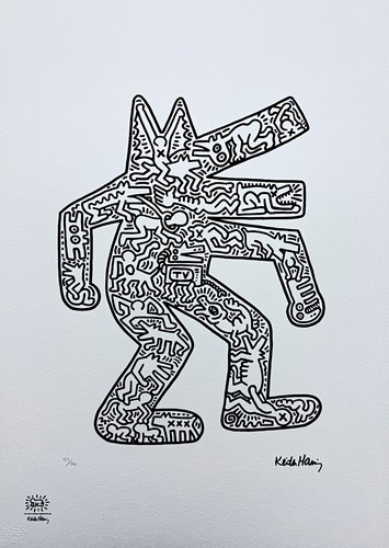 Keith haring figura cane - keith, che