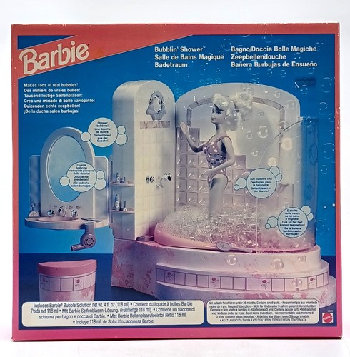 Barbie bubblin shower playset - shower,