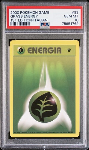 Pokemon psa 10 energia - pokemon,