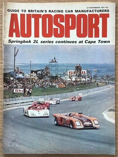 Autosport magazine nov 1972 - magazine, 23