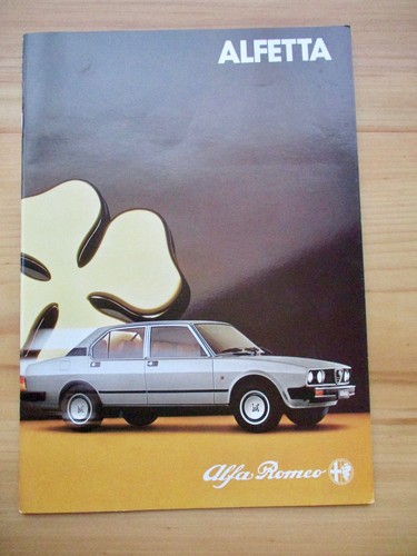 Prospetto alfa romeo - alfa,