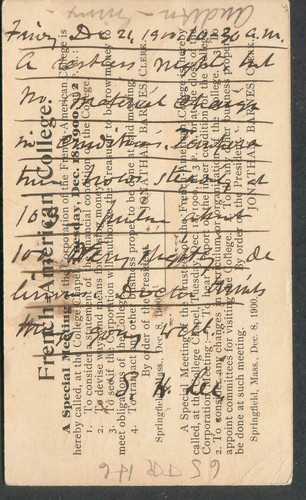 1900 cartolina college