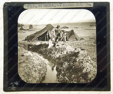 ALGERIA Biskra beduino etnico deserto del Sahara lanterna magica slide foto