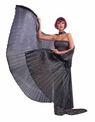 Costume cleopatra ali dea nera - cleopatra,