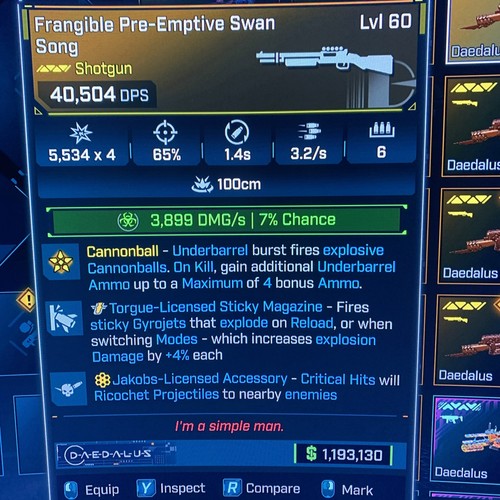 Borderlands lvl 60 swan - 4⭐️lvl,