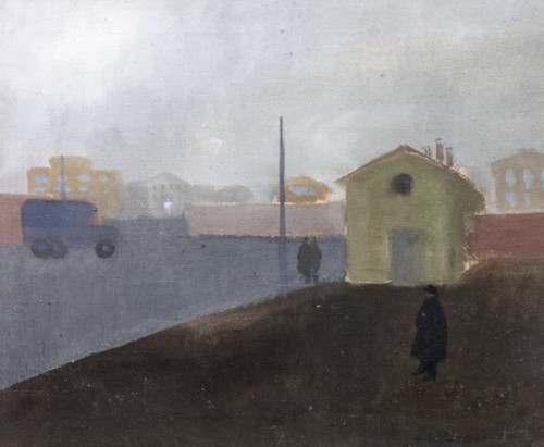 Franco villoresi olio tela - olio, su