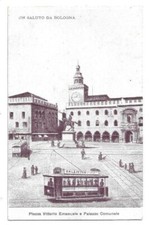 CARTOLINA DI BOLOGNA ,PIAZZA