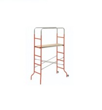 Trabattello In Acciaio Con Ruote 62 X 212 X H. 378 cm