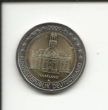 Germania 2 Euro 2009 - Saarland. Zecca A.