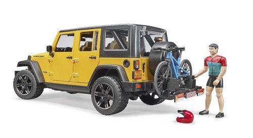 Bruder 02543 jeep - rubicon, con