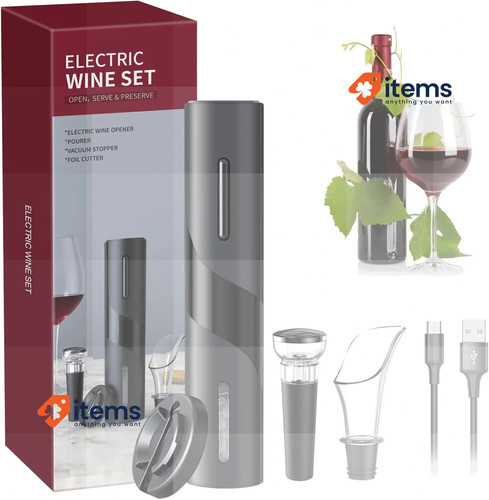 Set apribottiglie elettrico - set,