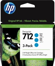 ORIGINAL HP Multipack ciano 3ED77A 712 ~1050 Seiten 87ml