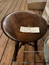 Sgabello pianoforte vintage