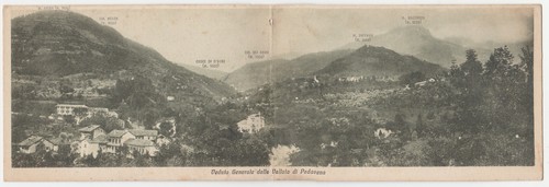 Veduta generale della vallata - della,