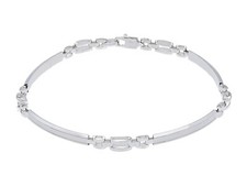 BRACCIALE ORO BIANCO, 18K