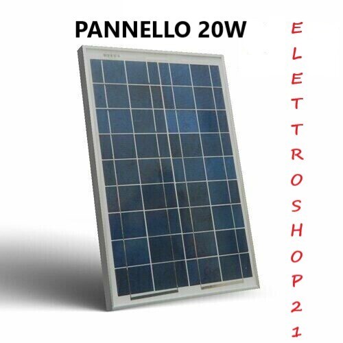Pannello solare 20w 12v - pannello,