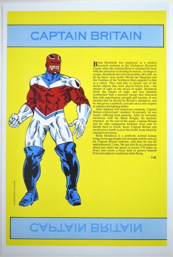 Stampa capitan britain con - britain,