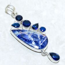 Pendente In Sodalite E Zaffiro