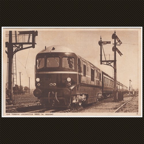 Gas turbine locomotive 18000 - turbine,