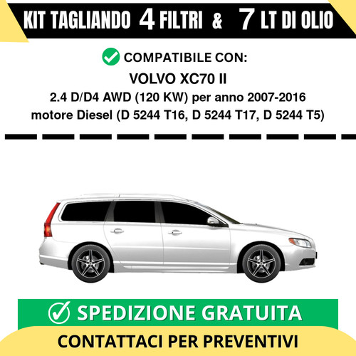 Tagliando per volvo xc70 - tagliando, ii