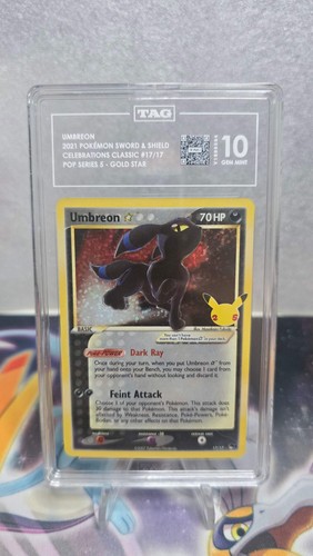 Umbreon gold star tag - star,