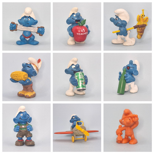 Figurine puffo vintage peyo - vintage,