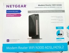 NETGEAR N300 Modem Router Wi-Fi ADSL2 